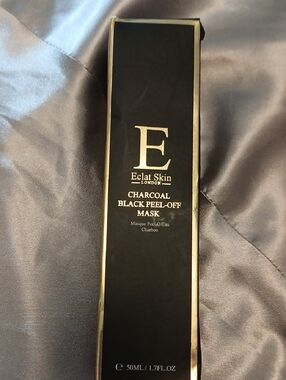 Eclat Skin London Charcoal Black Peel-Off Mask – 50ml (Black)
